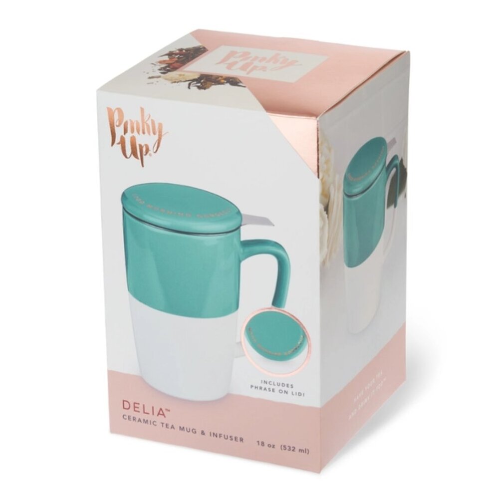 NEW in Box Delia™ Good Morning Gorgeous Tea Mug & Infuse